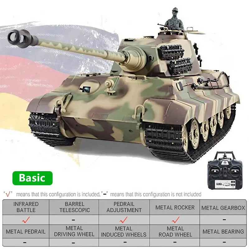 HENG LONG 3888A-1 KING TIGER II H