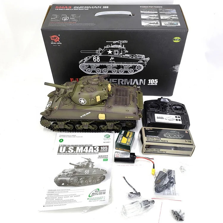 HENG LONG 3898-1 U.S M4A3 SHERMAN My Store