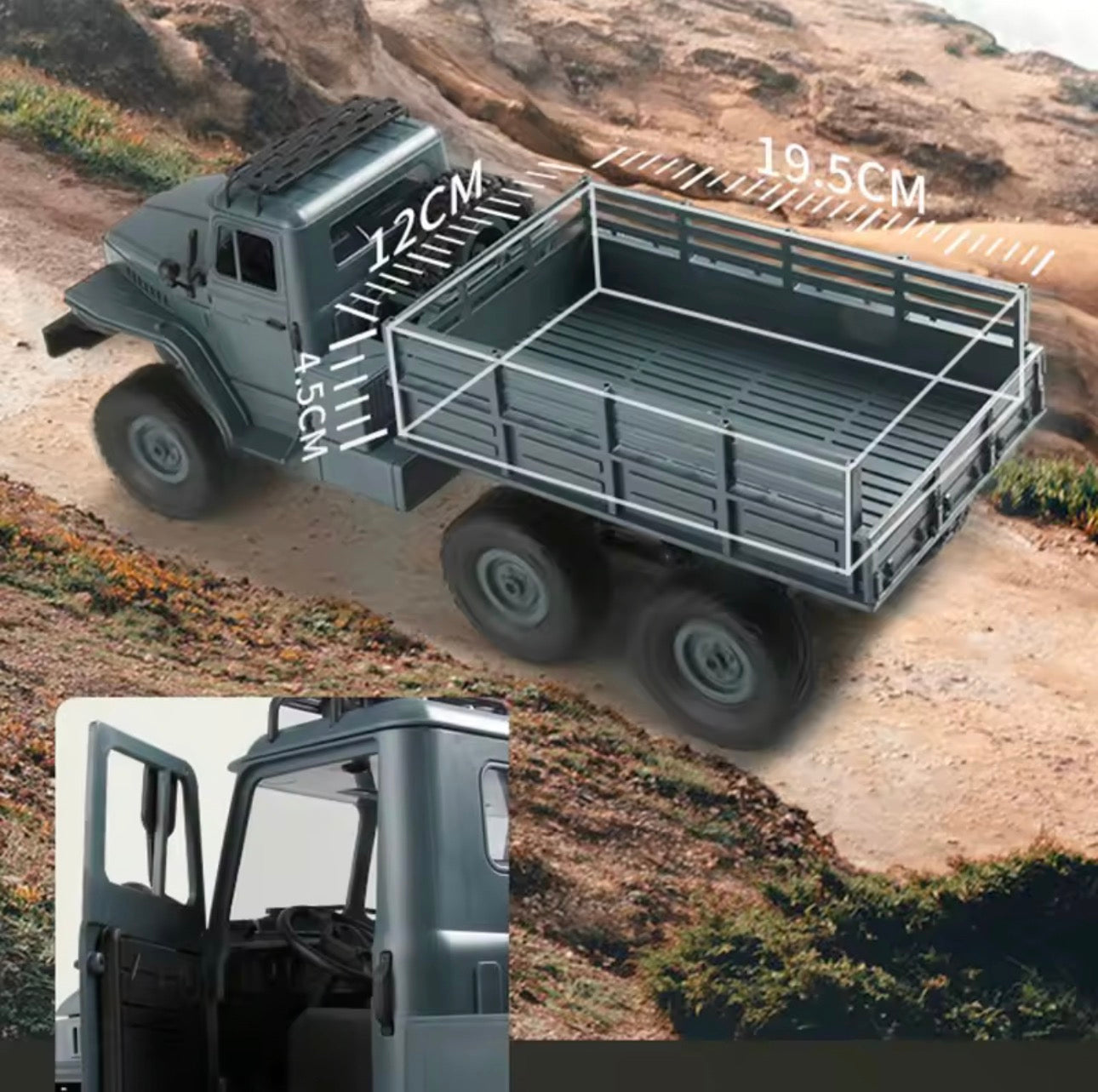 ARMY PICKUP TRUCK RC MILITARY VEHICLES